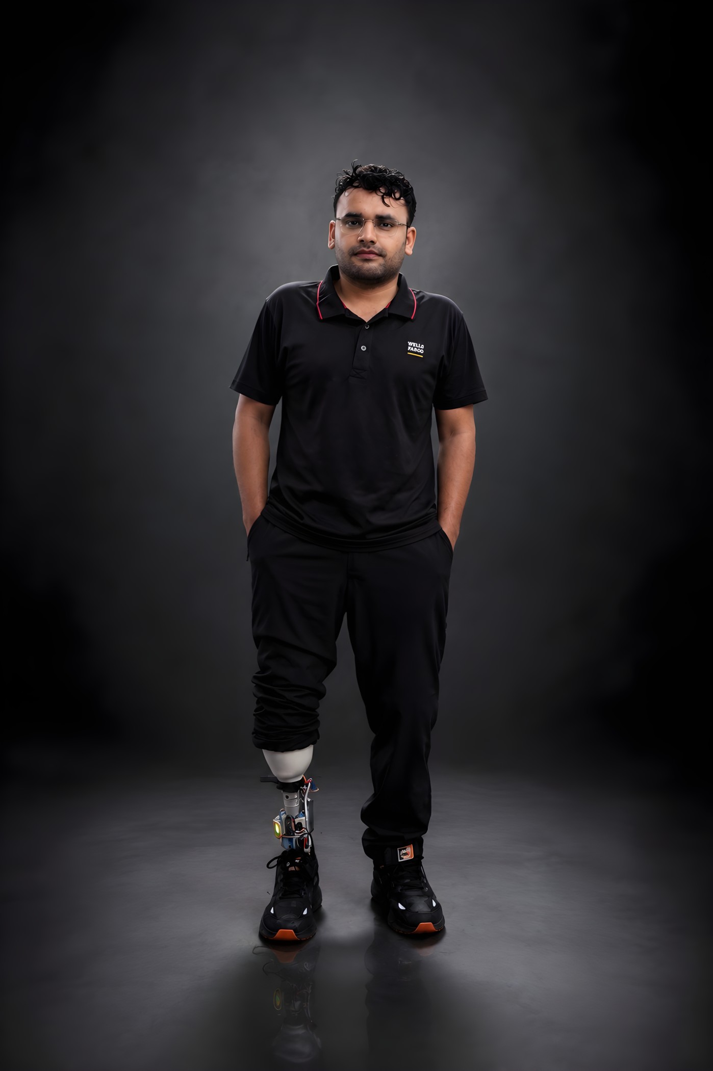 Standing on a leg built in Pakistan, for the people who need it most.