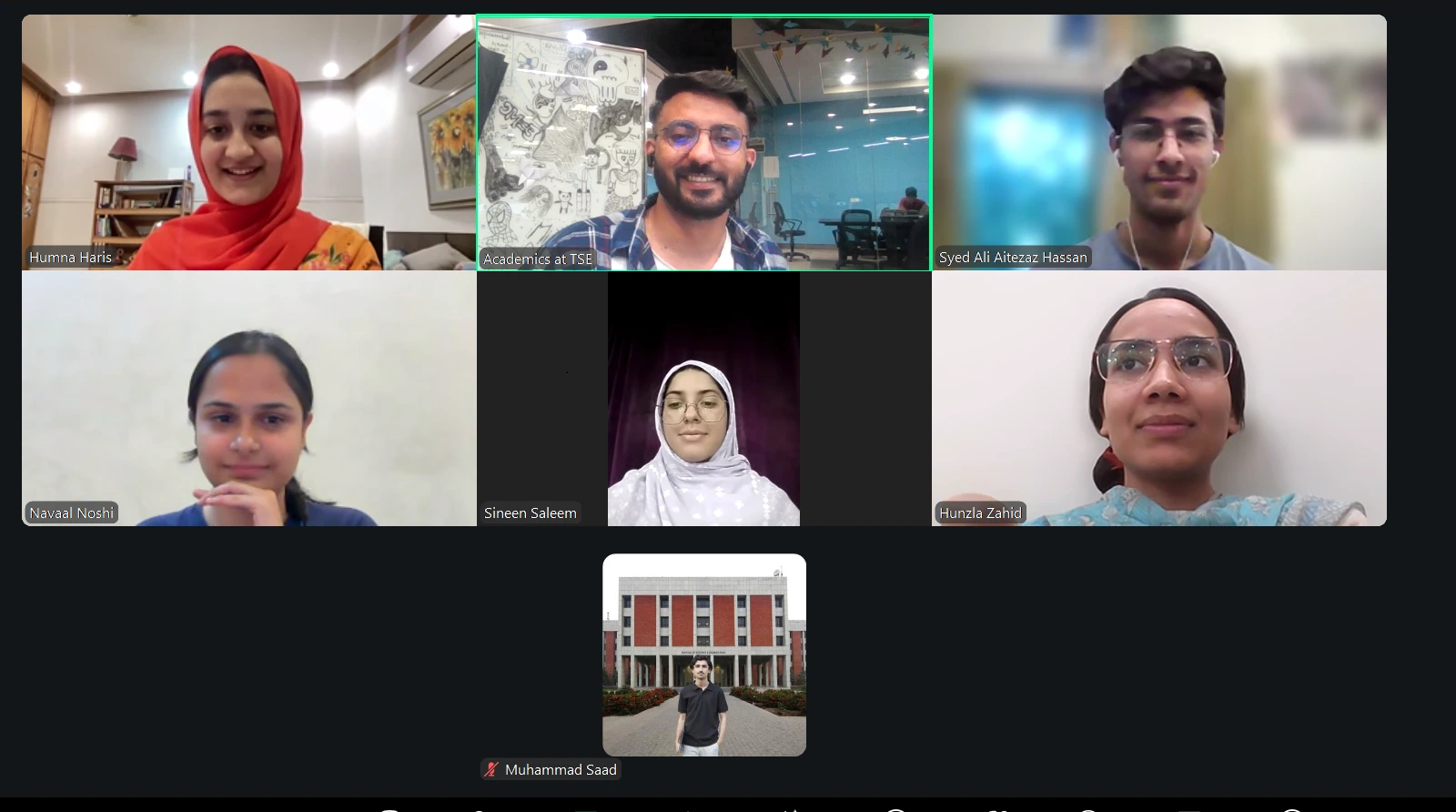 Educators Participating in the Zoom meeting for STEM-ED Discussion